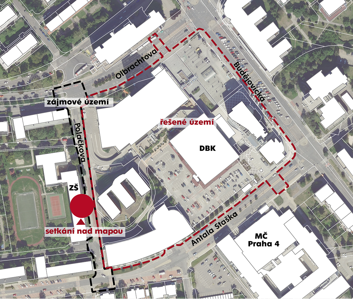 Mapa úvodního území